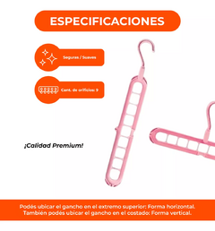 OFERTA 3x1 | Percha Giratoria Múltiple 9 Espacios - comprar online