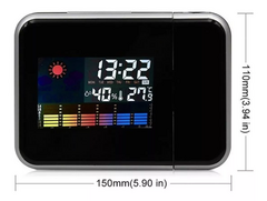 Reloj Despertador Con Proyector - comprar online