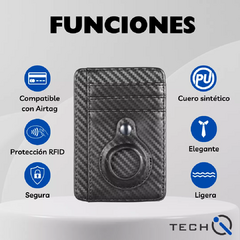 COMBO | MiTAG con Funda + Tarjetero Para AirTag