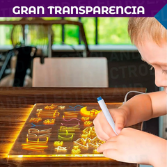Pizarra Mágica Con Luz Led - Tienda Capricho