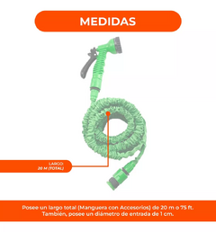 COMBO | Manguera Expansible 23 Metros + Pistola De 7 Funciones en internet