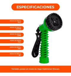 COMBO | Manguera Expansible 23 Metros + Pistola De 7 Funciones - tienda online
