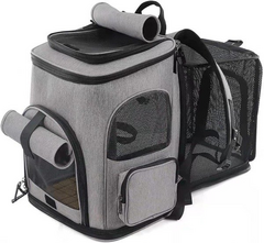 Mochila Transportadora Expansible Para Mascotas