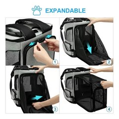 Mochila Transportadora Expansible Para Mascotas - Tienda Capricho