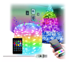 Luces LED Bluetooth Navideñas