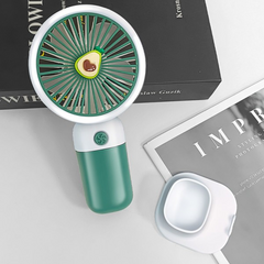 Mini Ventilador Frutal | Base Recargable