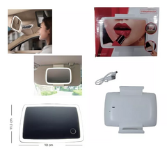 Espejo de Maquillaje Táctil para Automóviles - Tienda Capricho