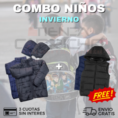 COMBO INVIERNO NIÑOS | 1 Camperon + 1 Chaleco GRATIS - comprar online
