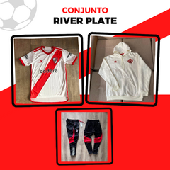 BUZO Y PANTALON + CAMISETA TITULAR DE RIVER PLATE DE REGALO