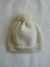 Touca de tricô infantil Merino Pompom - Cogumelo - Novelo Encantado