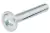 Tornillo Hafele rosca M4 X 40 mm. galvanizado