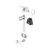 Cerradura frontal Hafele para 3 cajones con varilla
