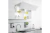 Sistema elevable Free Fold Hafele de puerta partida hasta 17 kg. - Herrajes San Martin