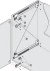 Sistema Infront Slido Eclipse para puertas corredizas-giratorias de 550 mm. en internet