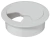 Pasacable Häfele de ABS 2 piezas diámetro 60 mm. color gris claro