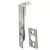 Pasador de acero inox. de embutir para puerta de madera