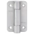 Bisagra de acero inox. con resorte regulable para puerta de baño