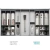 Cubiertero Orgaline de Blum de acero inoxidable para módulo de 1.200 mm. - tienda online