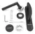 Juego de manijón y media manija de acero inox. negro para puerta exterior - comprar online