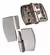 Bisagra derecha de acero inox. con caida para puertas de baño - comprar online