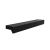 Manija aluminio negro recta en L de 74 mm. de largo total para mueble - comprar online