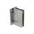 Bisagra vidrio - pared para mampara de baño de acero inox.