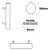 Manijon Barral Para Puerta Desplazado 300 Mm Acero Inox