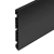 Zócalo negro de 3.00 mts. de PVC Bronzen de 100 mm de alto