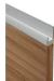 Perfil manija de aluminio para cajón tipo J x 3.00 mts. - comprar online