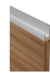 Perfil de aluminio para cajón tipo J curvo x 3.00 mts. - comprar online
