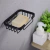 Jabonera rejilla grande de acero inox. negra para baño - comprar online