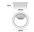 Pasacable de 80 mm. de diámetro blanco - comprar online