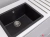Pileta Cocina Hafele Simple Loft negra - comprar online