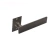 Manija simple de hierro negro para puerta