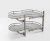 Juego de bandejas extraíbles tipo S Le Mans Unihopper gris para rincón de cocina derechas - Herrajes San Martin