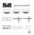 Sistema deslizante DN -80 PL para 2 puertas - Para puertas plegables - Herrajes San Martin