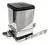 Cesto de basura extraíble cuadrado de acero inox. - comprar online