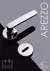 Juego De Manijas Picaporte Arezzo en acerado para puerta - comprar online