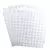Tapa autoadhesiva blanca para tornillos x 100 unidades