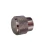 Tirador pomo redondo Praga plateado para mueble - comprar online