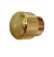 Tirador pomo redondo Praga dorado para mueble - comprar online