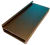 Perfil de aluminio Nove dorado para puerta de mueble