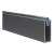 Caño rectangular negro de 3.00 mts. para placard Unihopper