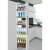 Columna extraíble Unihopper con piso antideslizante 6 canastos de 400 mm. de ancho - Herrajes San Martin