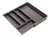 Cubiertero de madera negro extensible Unihooper para cajón de cocina - comprar online