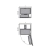 Columna extraíble de 2 niveles de 450 mm. de ancho Unihopper para bajomesada de cocina en internet