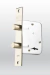 Cerrojo para puerta Kallay Modelo 4010 frente acero inox.