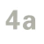 Numero "1". Material Acero inoxidable.