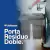 Cesto de basura extaíble Unihopper doble de 60 litros de fijación a puerta - comprar online