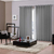 Cortina pratica Blackout Com Voil 2,80M x 2,60M Cinza